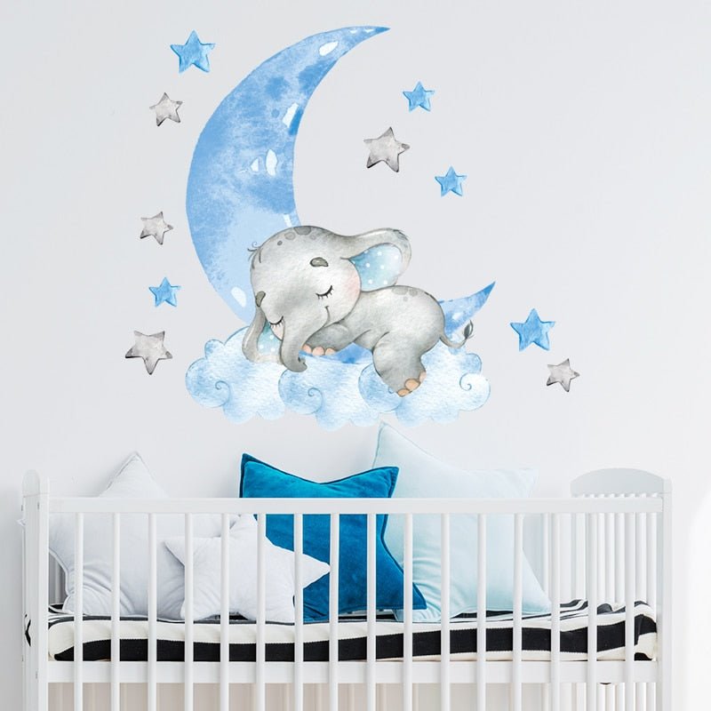 BabyElephant™ - Autocollants muraux pour chambre de bébé | bébé - Bambins et compagnie