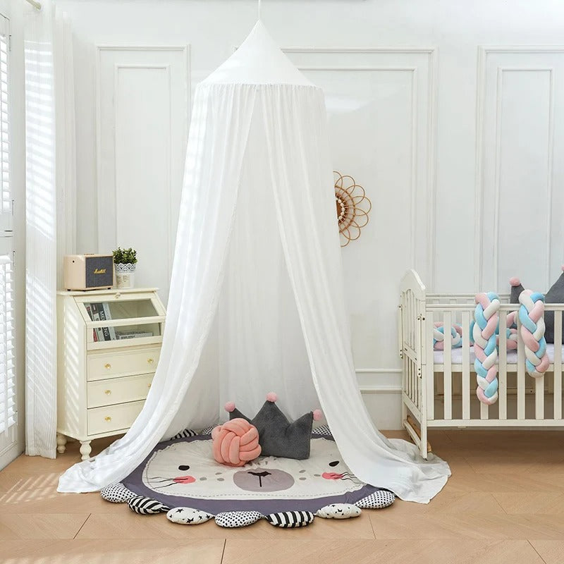 Ciel de lit bébé | Blanc™