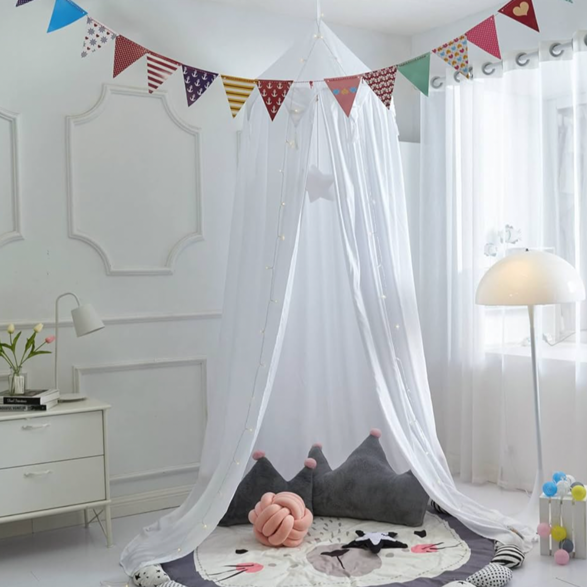 Ciel de lit bébé | Blanc™