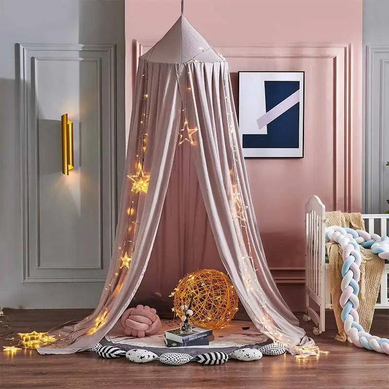 Toile de lit cabane | Rose poudré™