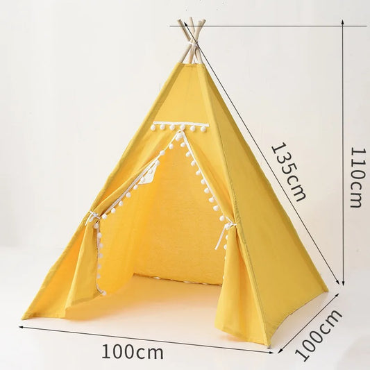 Tipi | Enchanté Jaune ponpons™