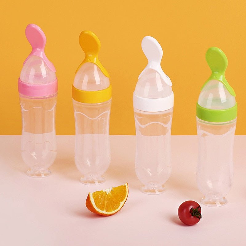 Biberon avec cuillère pour nouveau - né | EasyBottle™ - Bambins et compagnie