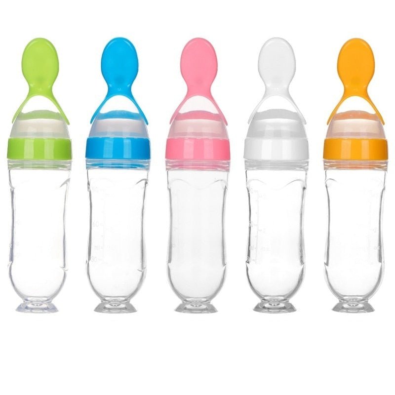 Biberon avec cuillère pour nouveau - né | EasyBottle™ - Bambins et compagnie