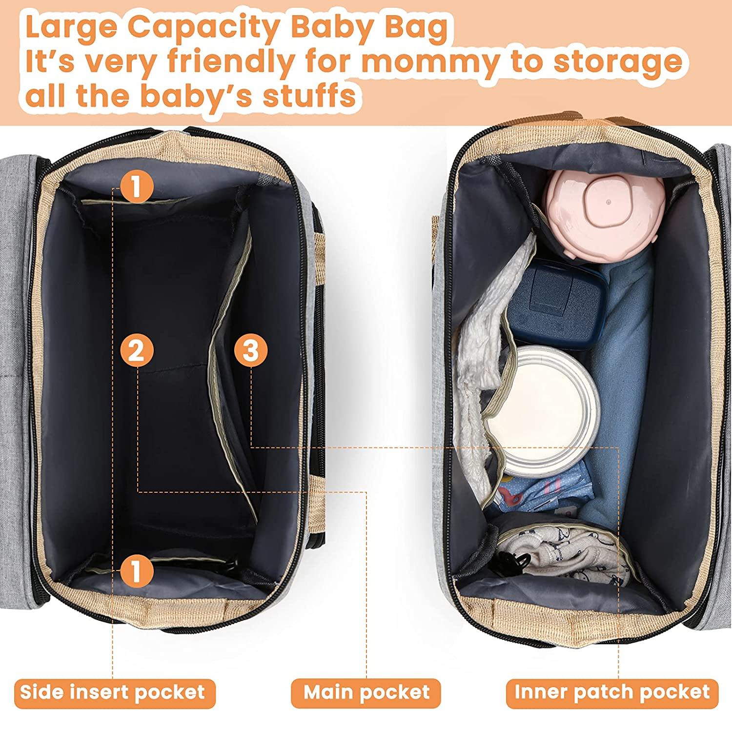 Sac à langer portatif | Berceau de voyage BabyNappy™ - Bambins et compagnie