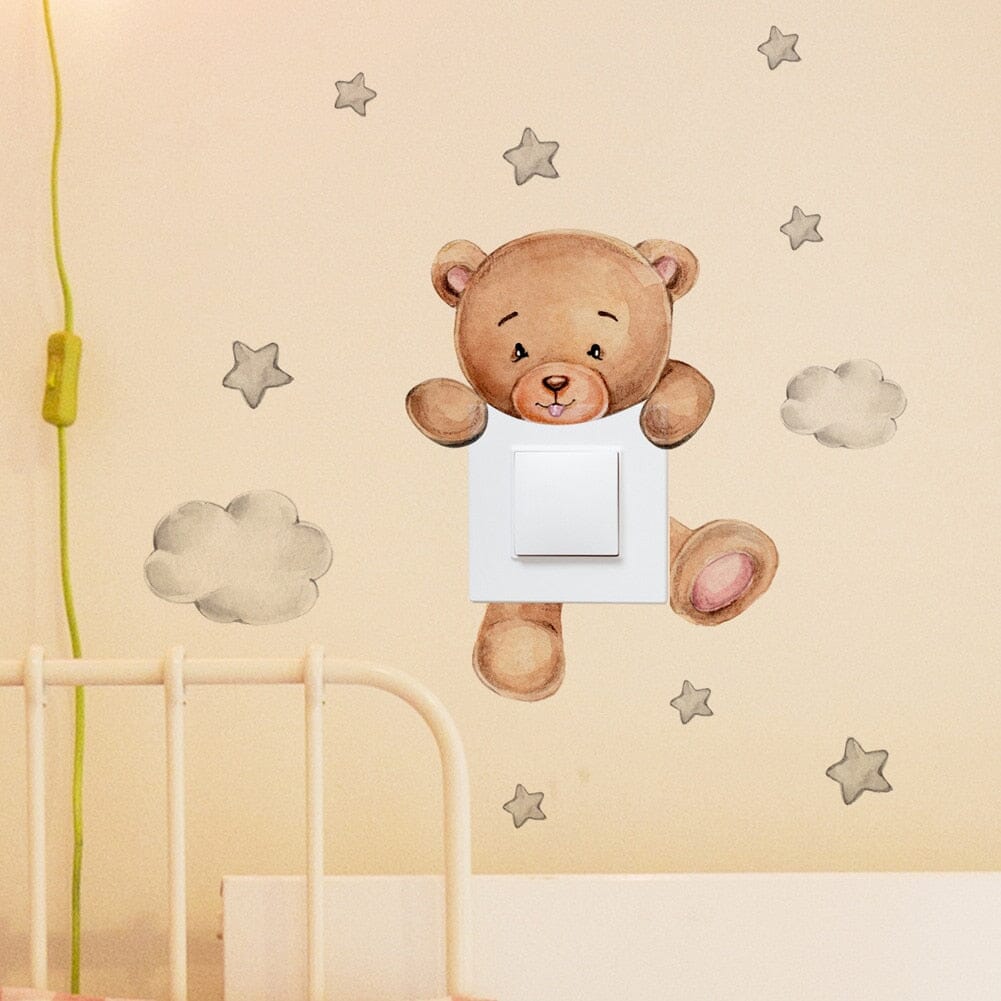 Stickybear™ - Sticker ourson décoratif | Chambre d'enfants - Bambins et compagnie